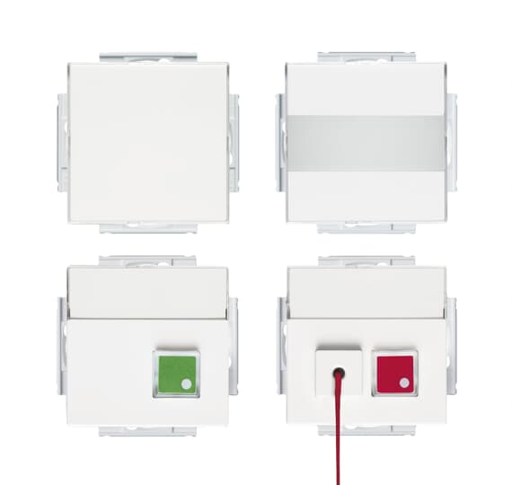 Busch-Jaeger Ruf-Set für Behinderten-WC studioweiß 1510 UC-84-101