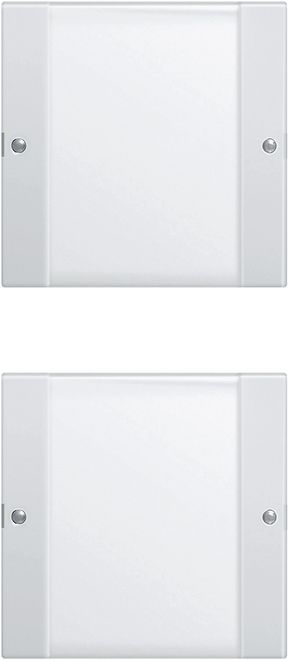 Gira Wippenset 2-fach rws/gl 213203