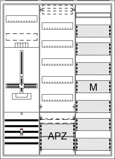Striebel&John Komplettschrank AP3Pkt.A371Z1V7M1A2 DA37CD