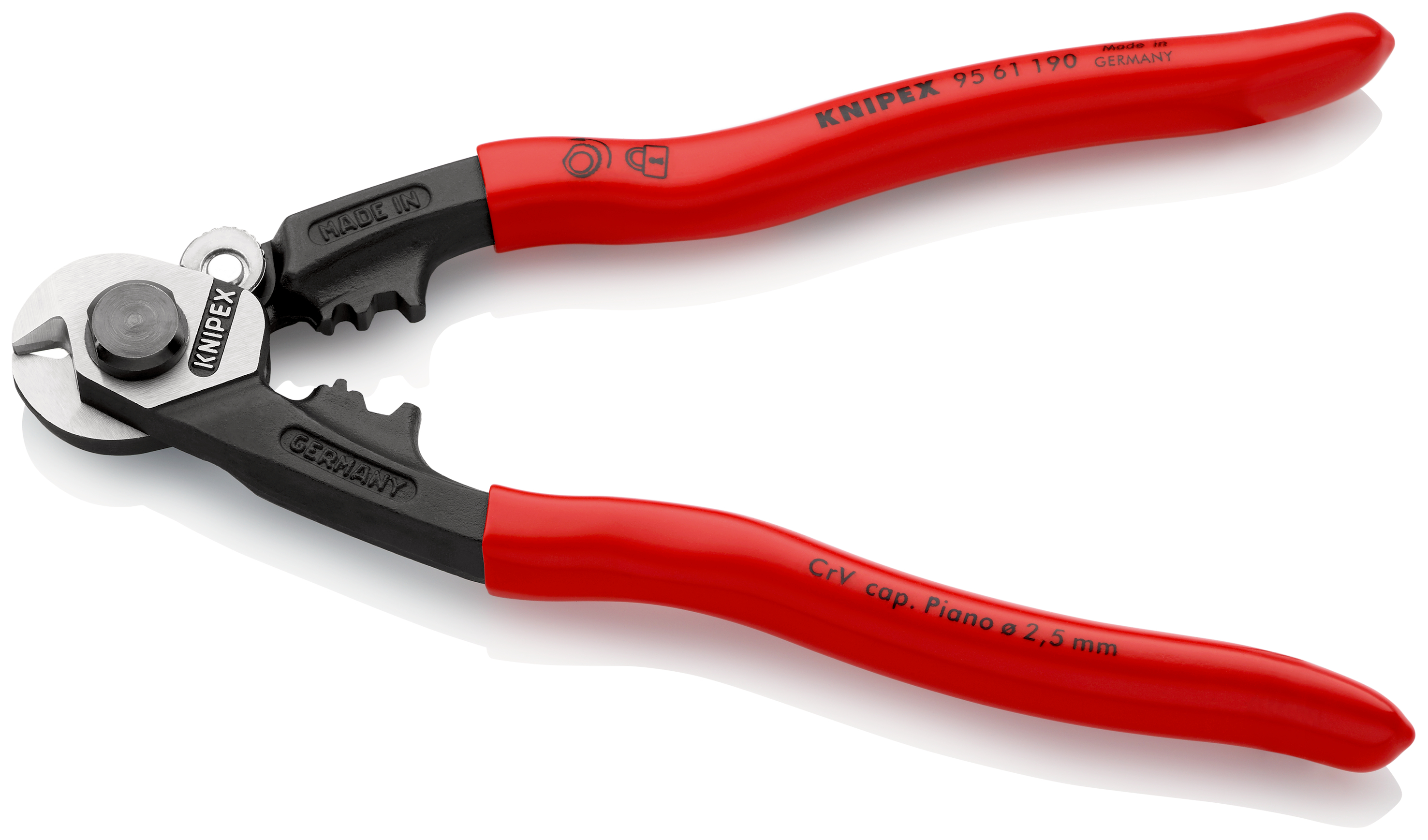 Knipex-Werk Drahtseilschere 190mm 95 61 190