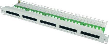 Telegärtner 19" ISDN-Panel 25-Port 1HE, RAL7035 MPPISDN 25-H kurz