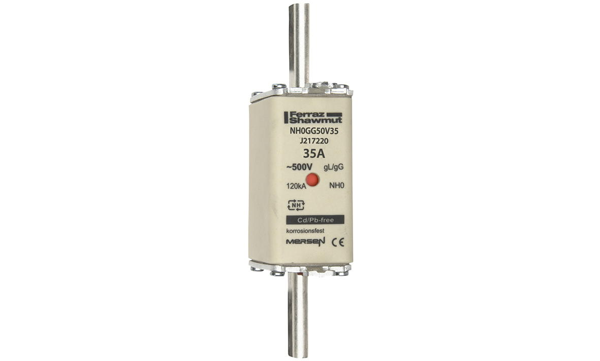 Mersen NH-Sicherungseinsatz SF Gr.0 gG 35A/500V KM NH0GG50V35