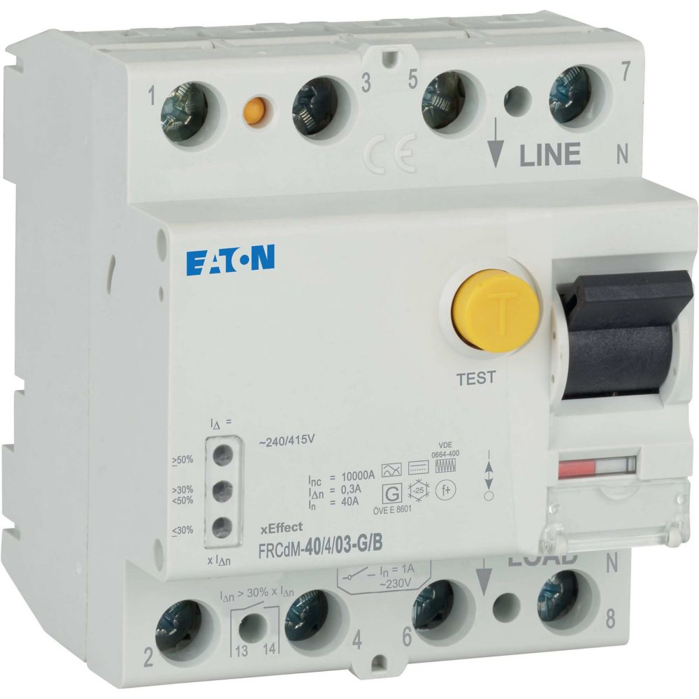 Eaton (Moeller) FI-Schalter 40A 4p 300mA FRCDM-40/4/03-G/B
