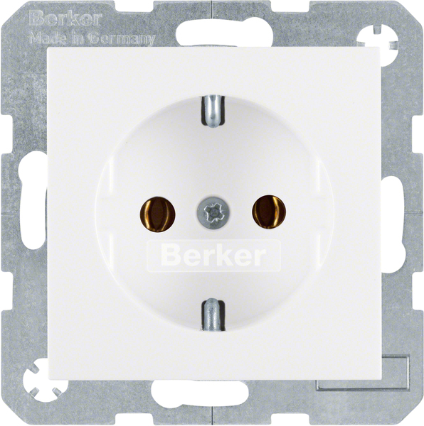 Berker SCHUKO-Steckdose pws/gl  41438989