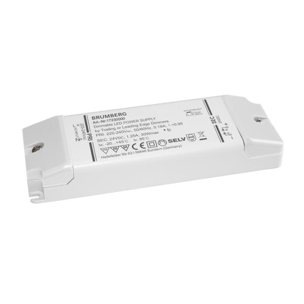 Brumberg Leuchten LED-Netzgerät 5-30W 24V IP20 dimm. Phasenab. 17230000