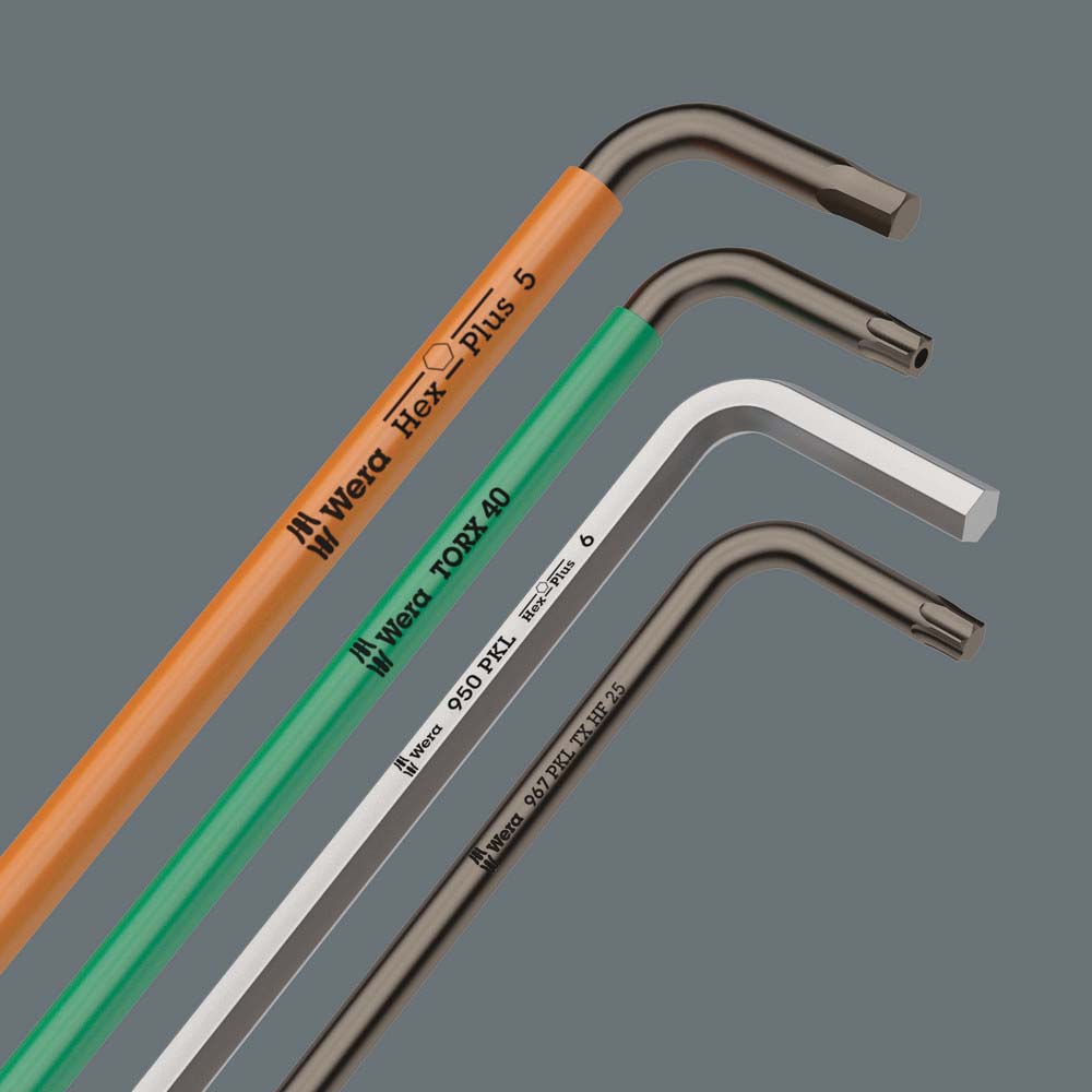 Wera Werk Winkelschlüsselsatz 9-tlg,Hex-Plus 073391