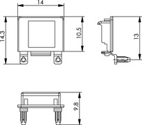 Telegärtner Staubschutzkappe sw f. AMJ/STX-Modul 100027359