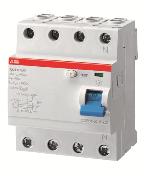 ABB Stotz S&J FI-Schutzschalter 63/0,5A 4p. F204A-63/0,5