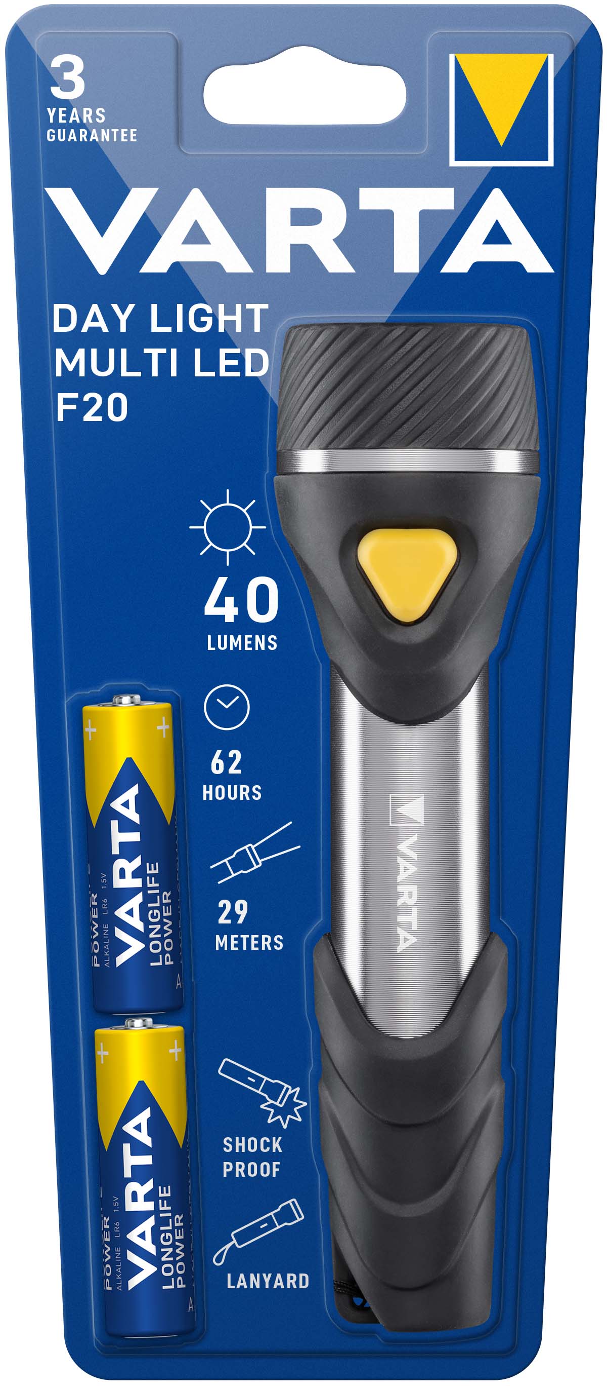 Varta Cons.Varta Taschenlampe Day Light Multi LED F20 16632