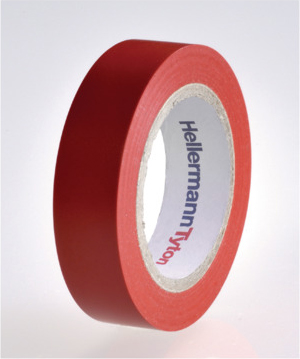 HellermannTyton PVC Isolierband rot Flex 15-RD15x10m