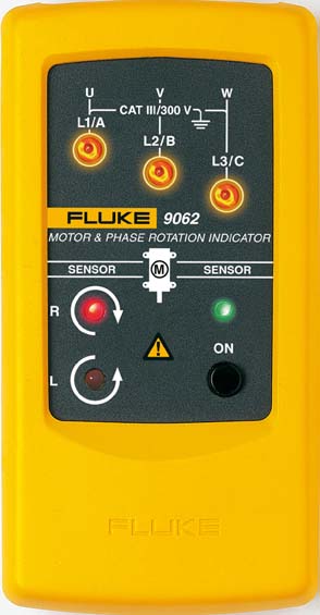 Fluke Drehfeldanzeiger m. Motordrehricht. FLUKE-9062