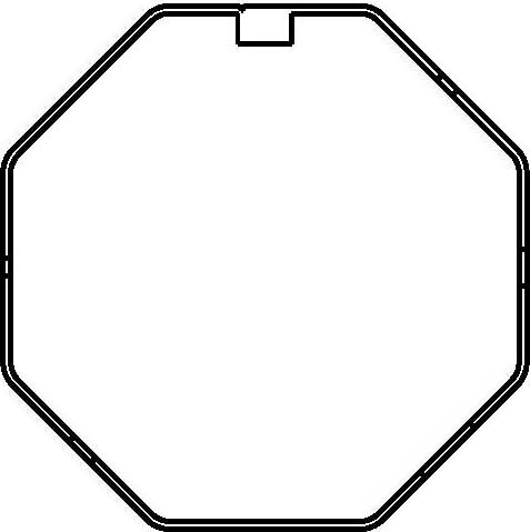 DELTA DORE Achtkantstahlwelle SW60, 6m verzinkt 4040-6