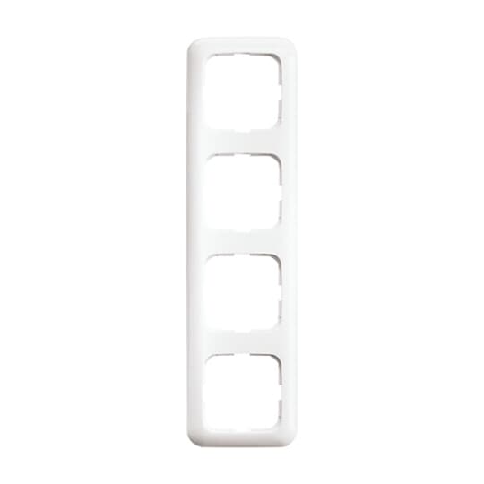 Busch-Jaeger Rahmen 4-fach aws, senk.+ waager. 2514-214