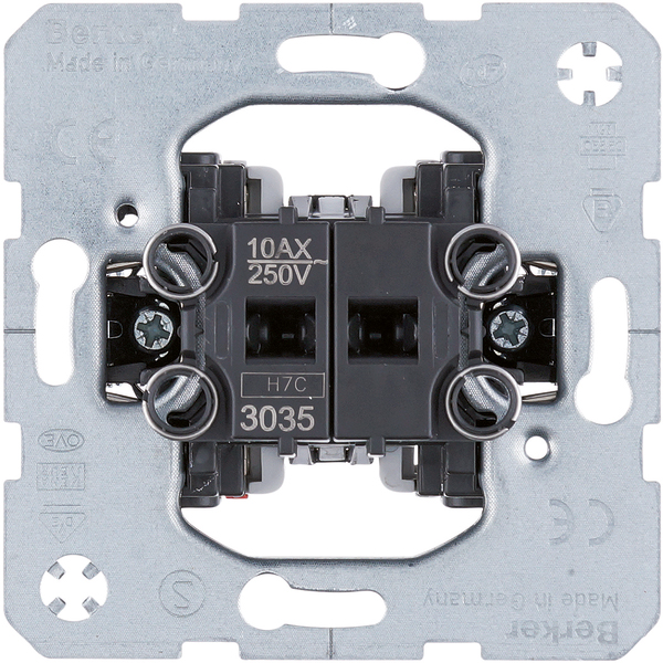 Berker Wipp-Serienschalter UP 10A beleuchtbar 3035