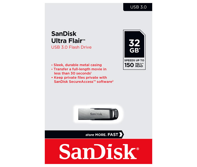 MediaCom-IT USB 3.0 Stick 32GB Sandisk,Ultra Flair SDCZ73-032G-G46