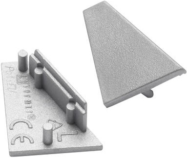 Brumberg Leuchten Endkappen-Set silber 53037260