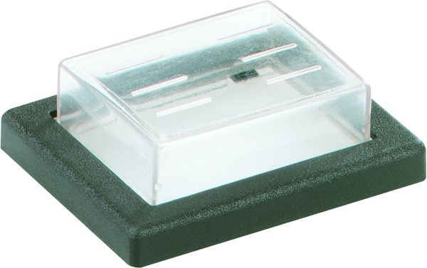 Bachmann PVC-Kappe mit Rahmen klar/sw, f.2p.Wippe. 924.118