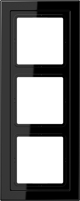 Jung Rahmen 3-fach sw waage/senkrecht LSD 983 SW