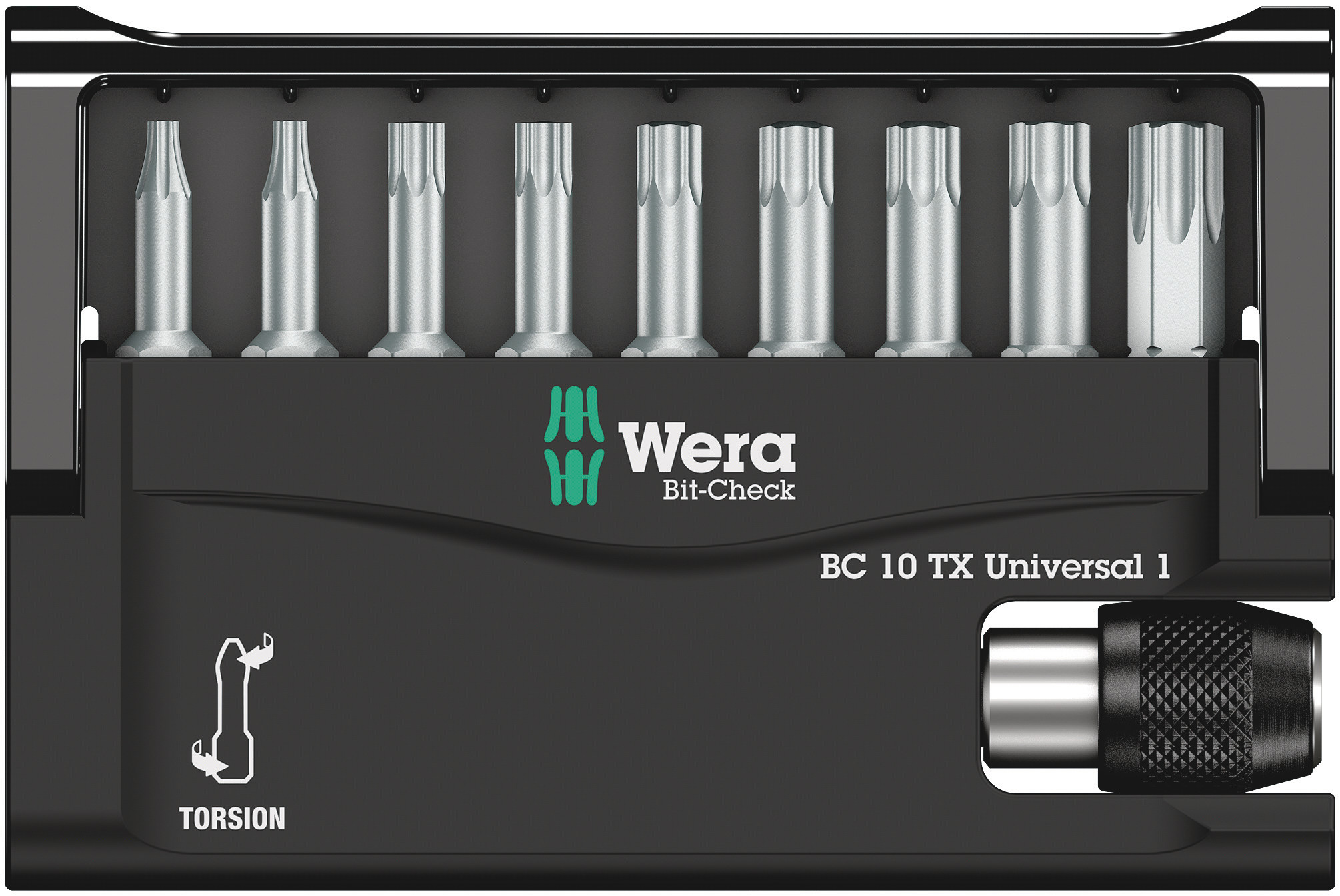 Wera Werk Bit-Check Torsion 6-rund Satz 10-tlg 056164