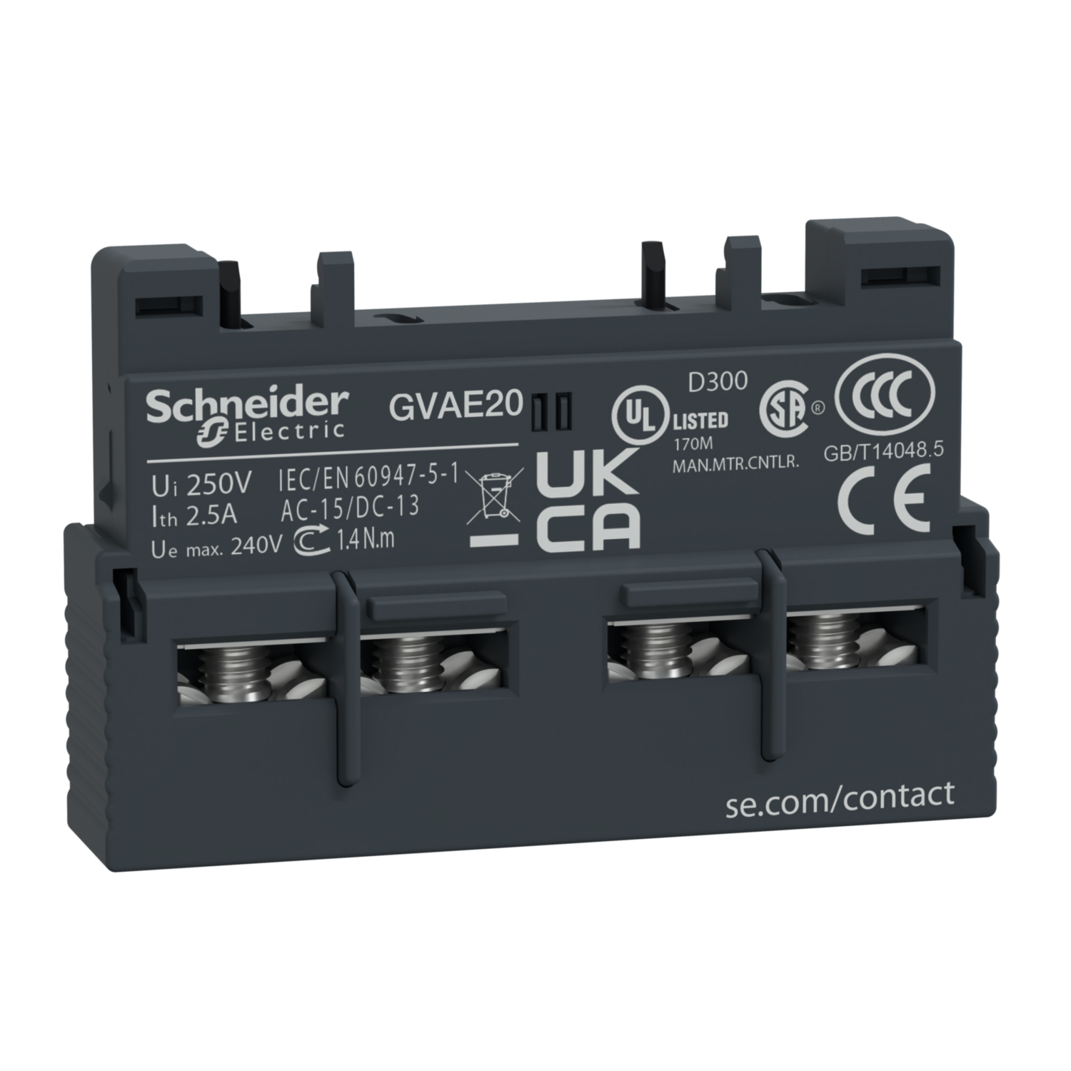 Schneider Electric Hilfsschalter 2S GVAE20