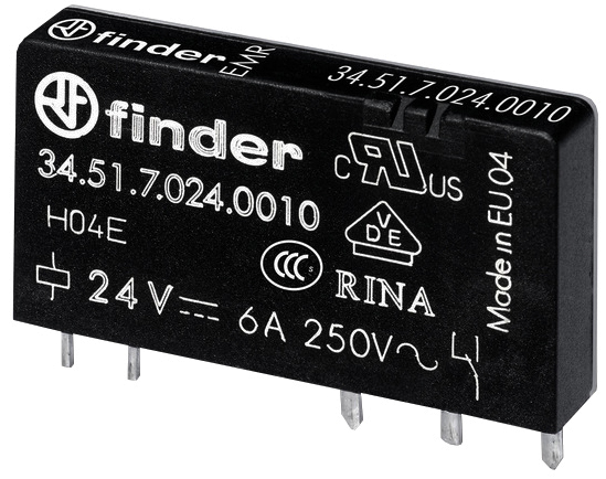 Finder Steck-/Print-Relais 34.51.7.024.0010