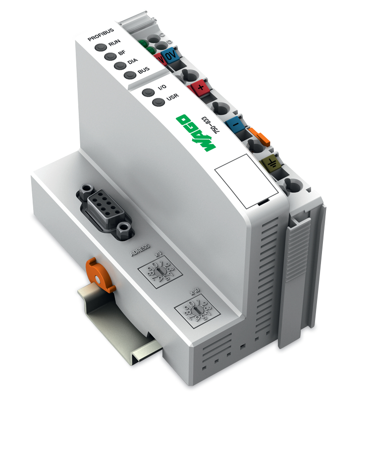 WAGO GmbH & Co. KG Feldbuscontroller ProfibusDP 12MB/DPV1 750-833
