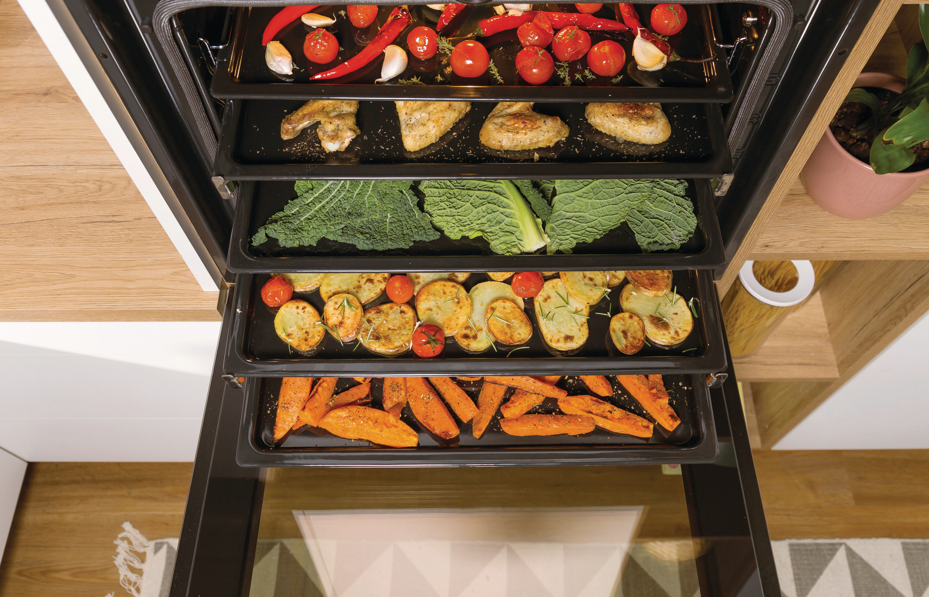 Hisense Gorenje DA EB-Backofen Pyrolyse/Da Heißluft,ExtraSteam BPS6737E14X