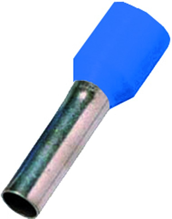 100 STK Intercable Tools Aderendhülse 2,5qmm blau ICIAE212