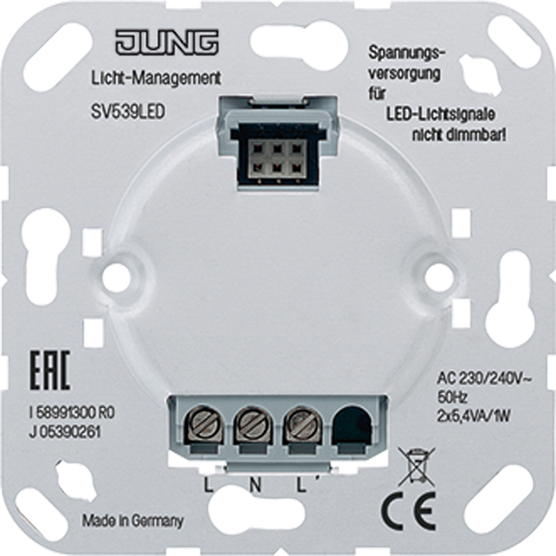 Jung Spannungsversorgung AC230/240V 50Hz SV 539 LED
