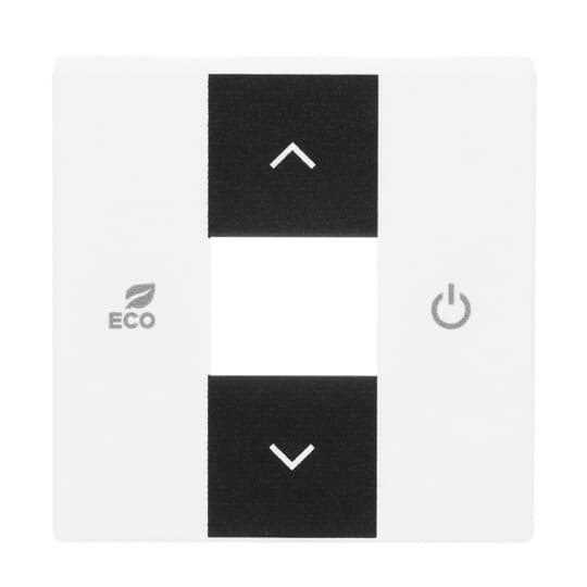 Busch-Jaeger Zentralscheibe RTR studioweiß matt 6235-884