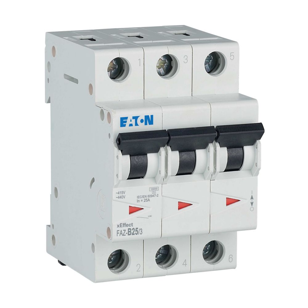 Eaton (Moeller) Leitungsschutzschalter B 25A, 3p FAZ-B25/3