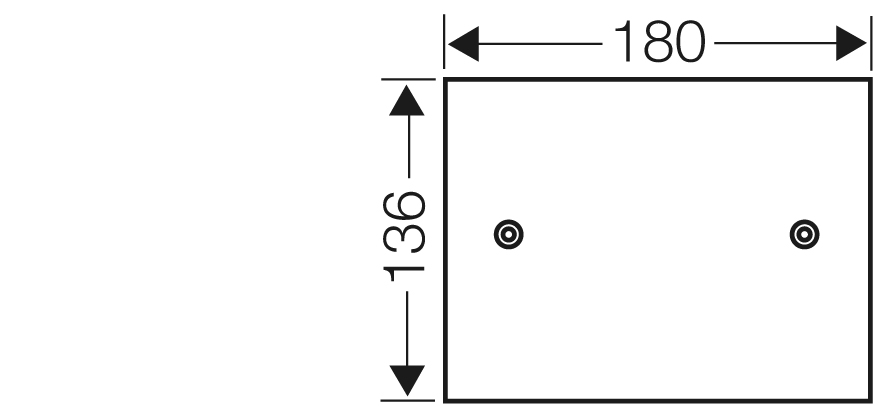 Hensel Montageplatte 4mm stark,f.KG 9003 KG MP 03