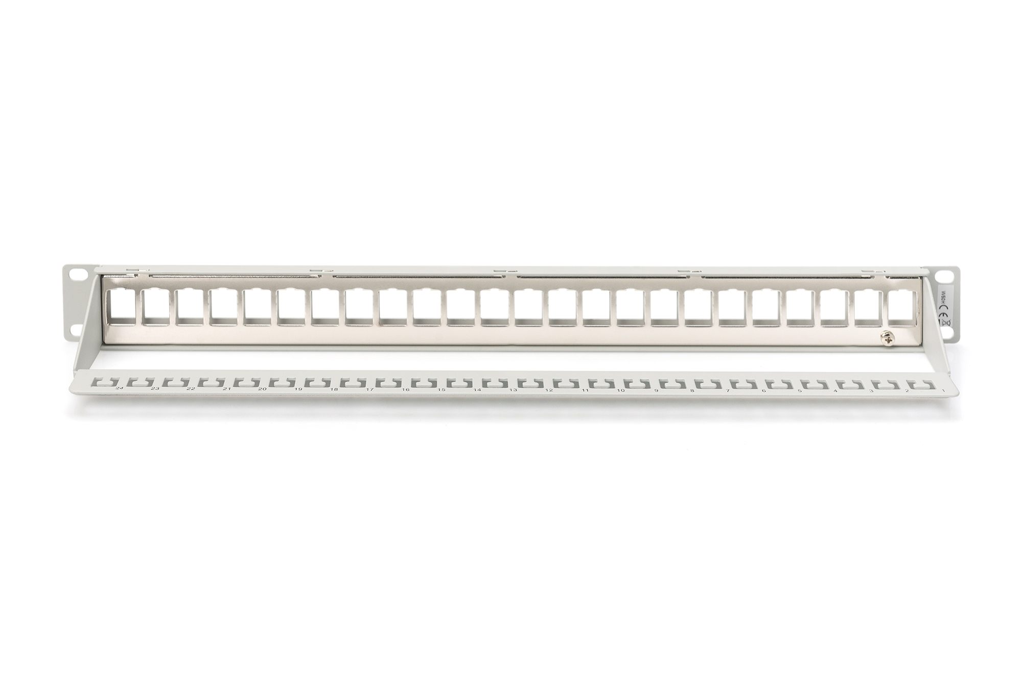 Assmann Electr. Modular Patch Panel gesch. 24Port,Blank,1HE,gr DN-91410