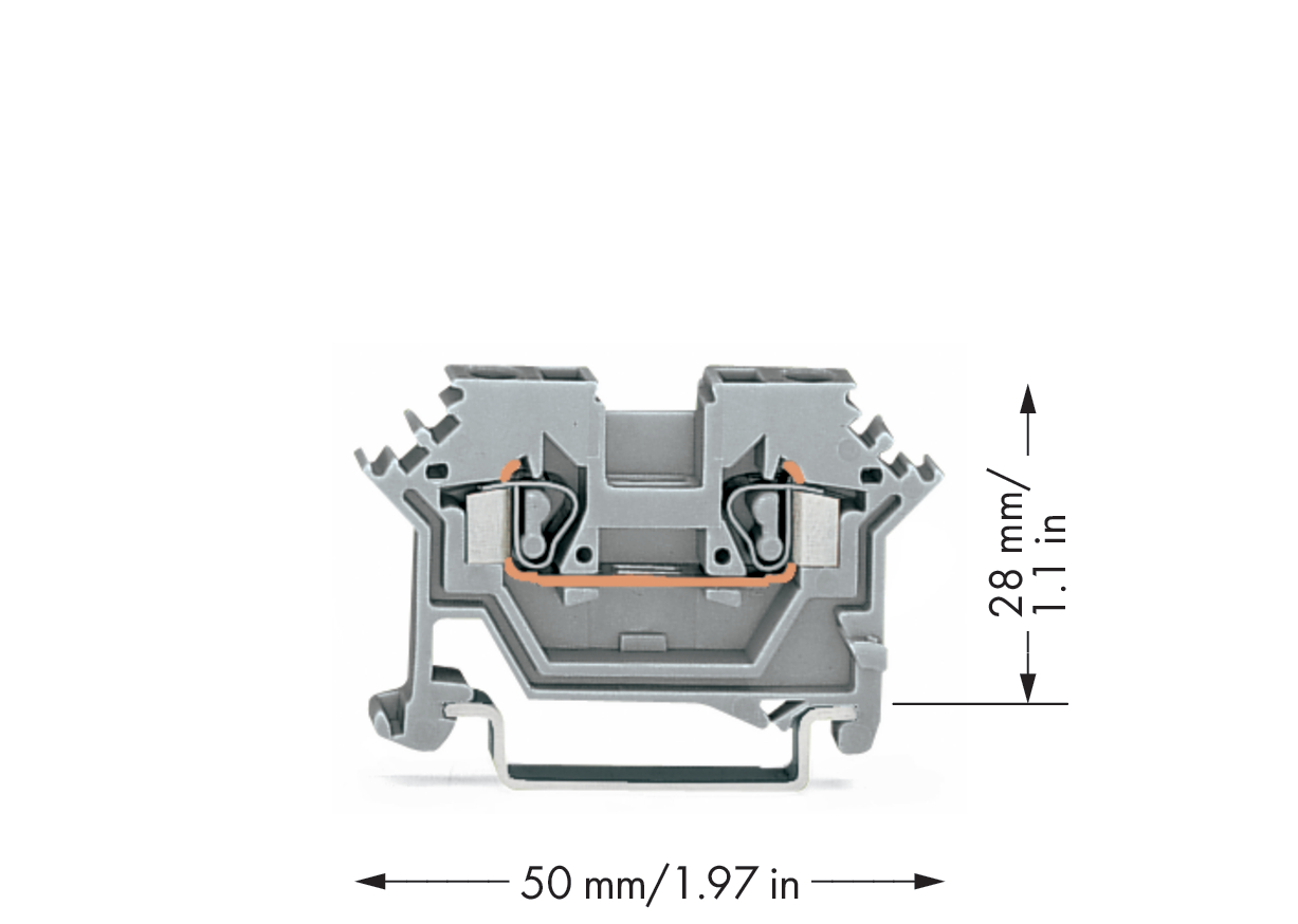 WAGO GmbH & Co. KG Durchgangsklemme 0,08-2,5mmq grau 280-601 WAGO GmbH & Co. KG Durchgangsklemme 0,08-2,5mmq grau 280-601
