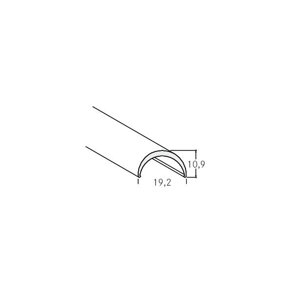 Brumberg Leuchten KU-Abdeckung opal 2000mm 53431070