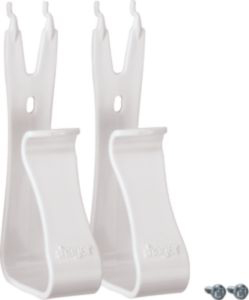 Hager Multimedia-Gerätehalter 2-teilig Kst.st.ws VZ02MM (1Paar)