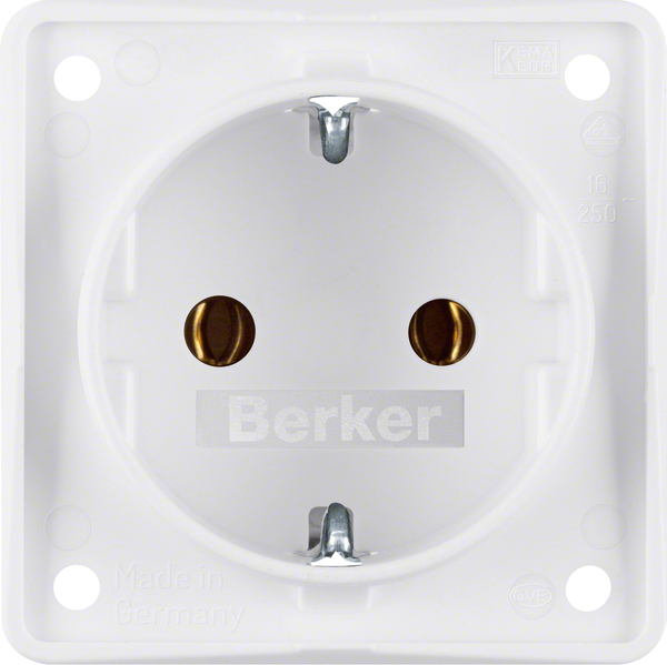 Berker Schuko-Steckd.pws m.Steckklemmen 947782502