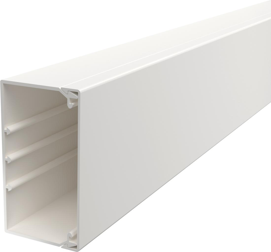 OBO Bettermann Vertr Wand+Deckenkanal m.Obert. 60x110mm,PVC WDK60110RW