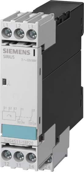 Siemens Dig.Industr. Überwachungsrelais 2W 3UG4511-1BP20