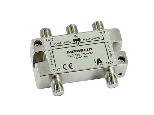 Kathrein F-Verteiler 4-fach 5-2400 MHz EBC 114