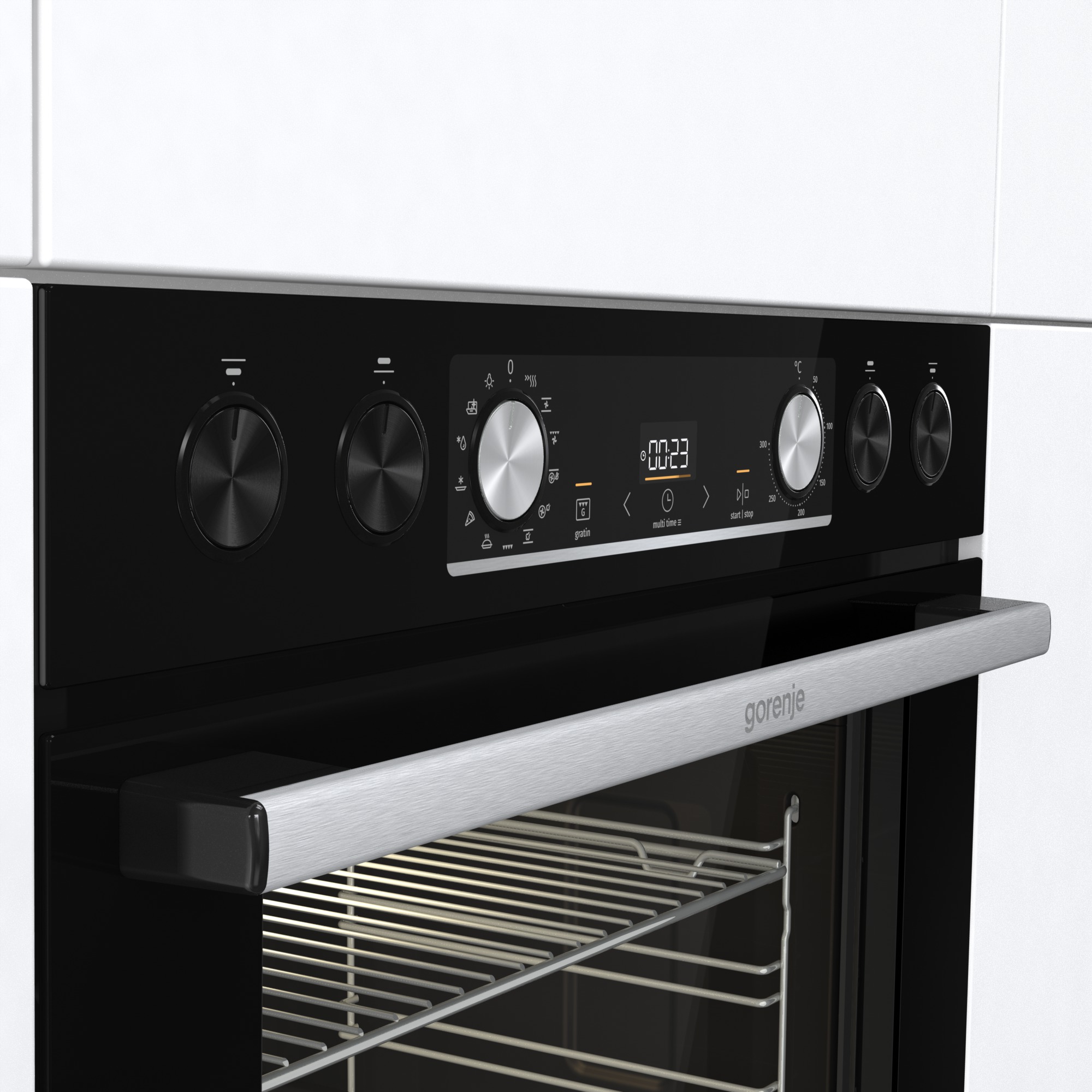 Hisense Gorenje DA EB-Herdset-Hi-Light Black Set4 Heissluft BCX6737E05BG+ECD634X