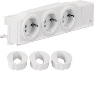Hager Steckdose 3-f.,90 Grad drehbar VZ00AS Hager Steckdose 3-f.,90 Grad drehbar VZ00AS