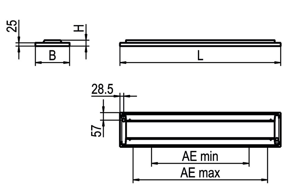 Ridi-Leuchten LED-Pendelleuchte 4000K F-LINE- #0627869