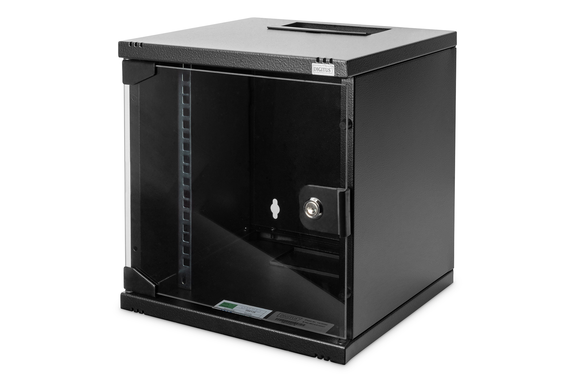 Assmann Electr. Wandschrank 6HE RAL9005 300mm tief DN-10-06U-B