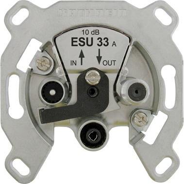 Kathrein Einkabel-Steckdose 3fach Durchgangsdose ESU 33
