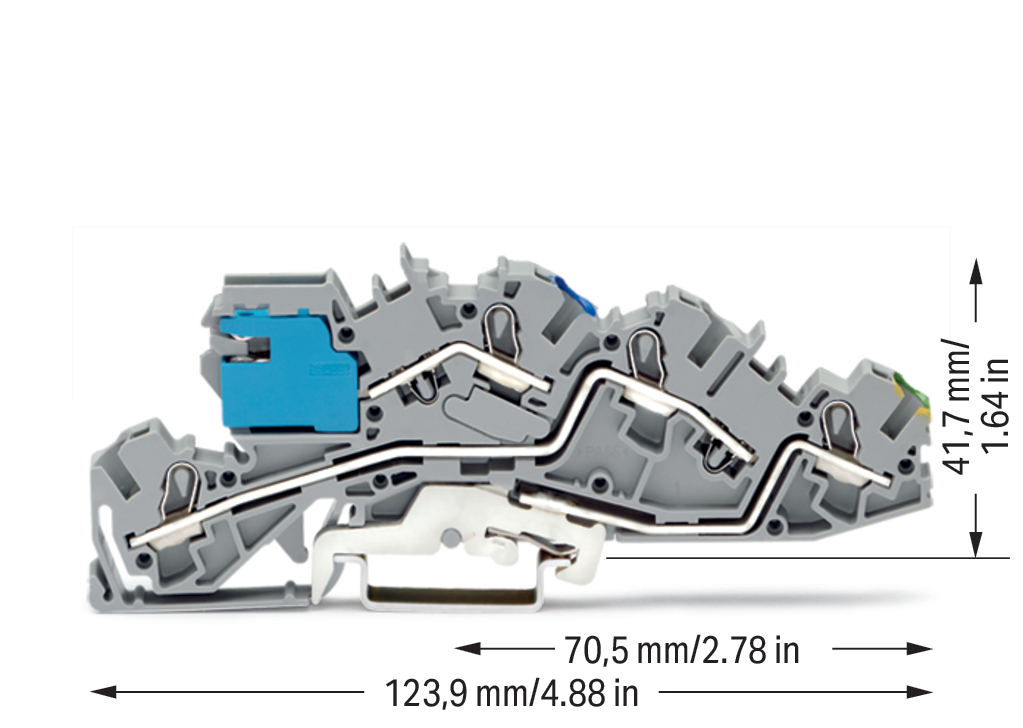 WAGO GmbH & Co. KG Installations-Etagenklemme NT/L/PE 4/6qmm grau 2005-7641 WAGO GmbH & Co. KG Installations-Etagenklemme NT/L/PE 4/6qmm grau 2005-7641