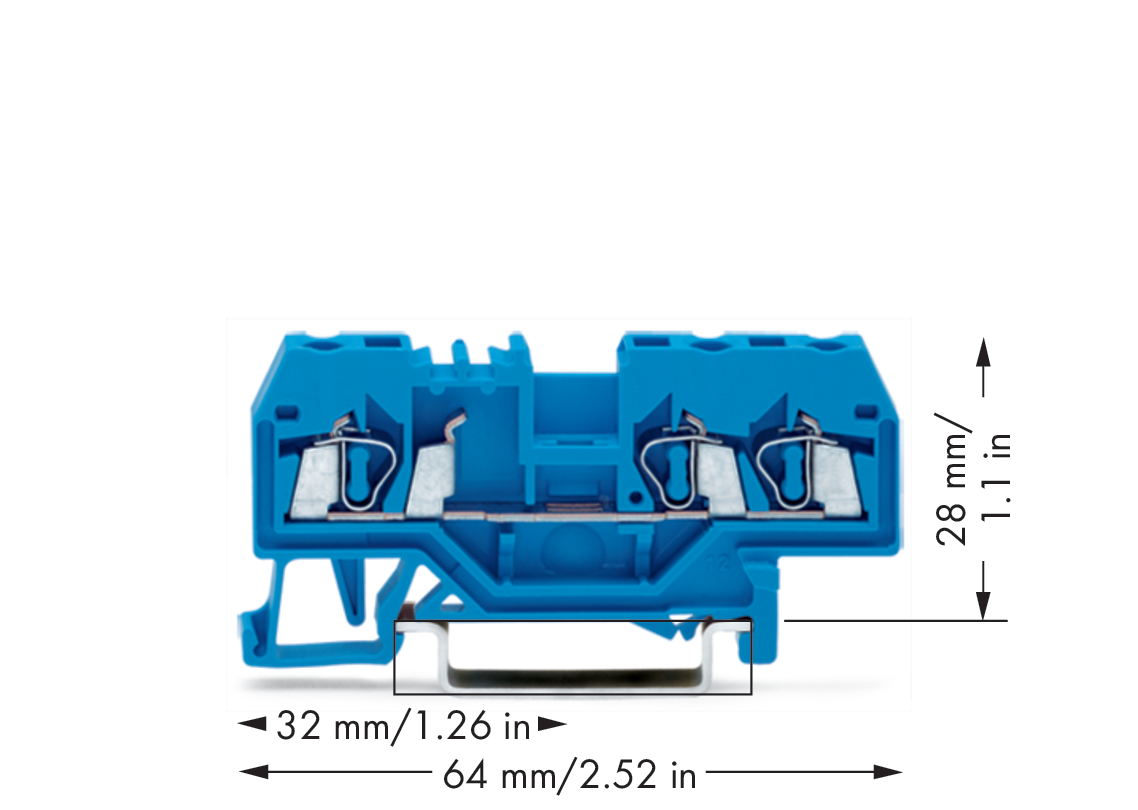 WAGO GmbH & Co. KG Durchgangsklemme bl 0,08-2,5qmm 280-684 WAGO GmbH & Co. KG Durchgangsklemme bl 0,08-2,5qmm 280-684