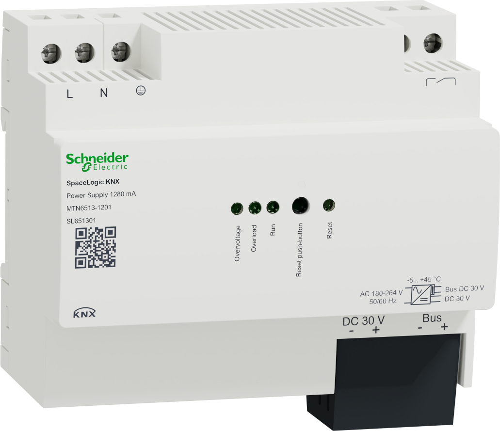 Schneider Electric Spannungsversorgung SpaceLogicKNX,1280mA MTN6513-1201
