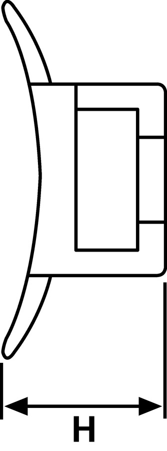 100 STK HellermannTyton Befestigungssockel LKC-N66-NA