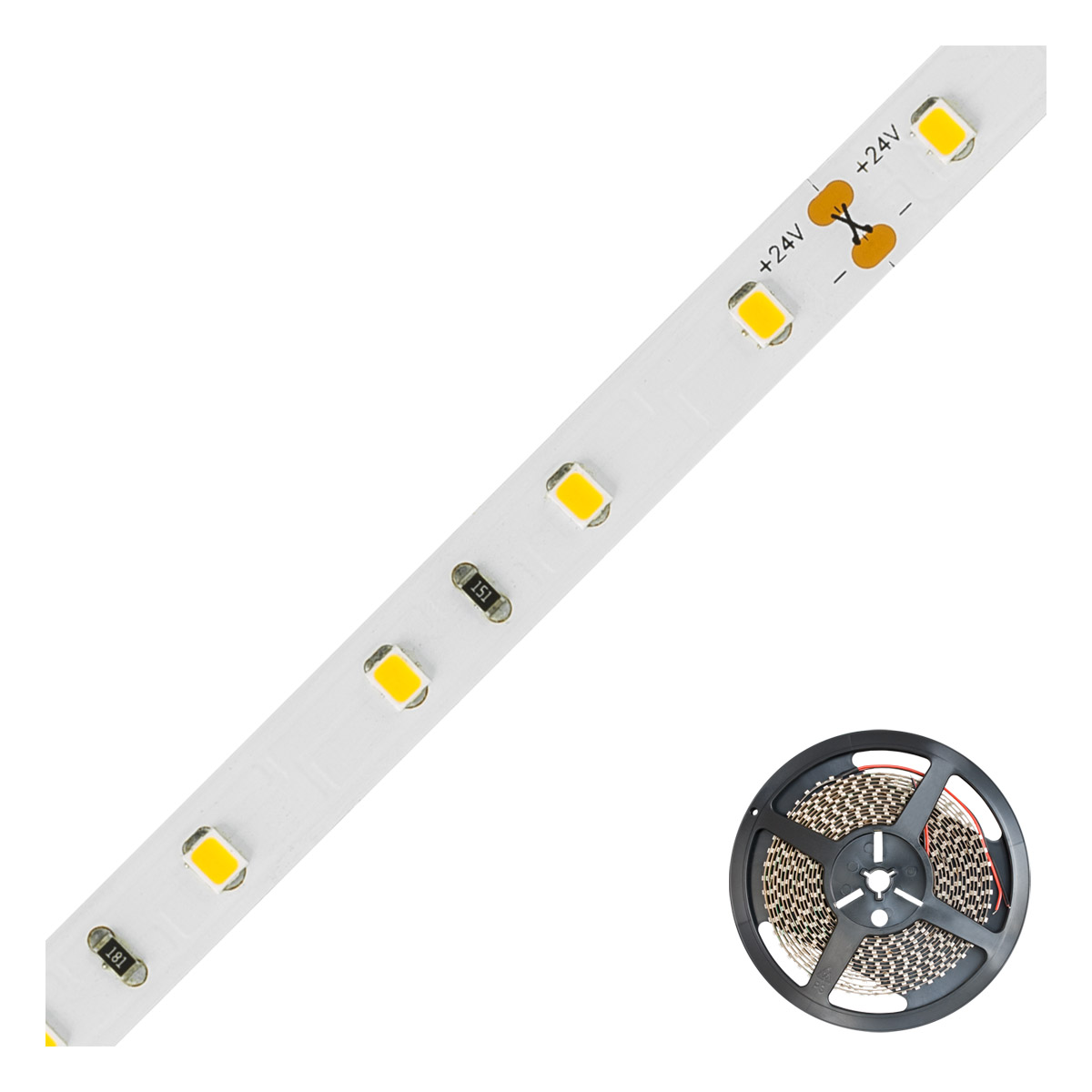 EVN Lichttechnik LED-Strip 24V 5m 3000K STR2024302802 EEK E (Spektrum A bis G )